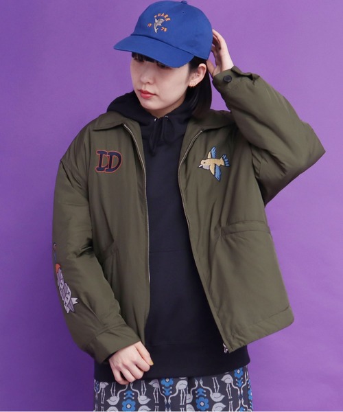 didizizi（ディディジジ）の「DD刺繍JK（ブルゾン・レディース・ベージュ/カーキ/ブラック・FREE）」の7枚目の写真