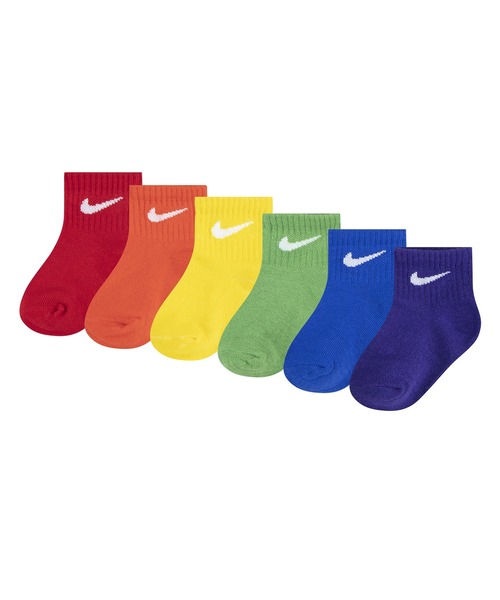 NIKE（ナイキ）の「NIKE NHN SWOOSH 6PK INFANT ANKLE SO（ソックス/靴下・キッズ・A/B・6-12M/12-24M）」の3枚目の写真