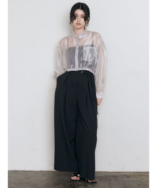 MURUA(ムルーア)の「ヘムドロストシアーシャツ(シャツ/ブラウス・レディース・ピンク/グレー/ホワイト/その他1/その他2・FREE)」の11枚目の写真