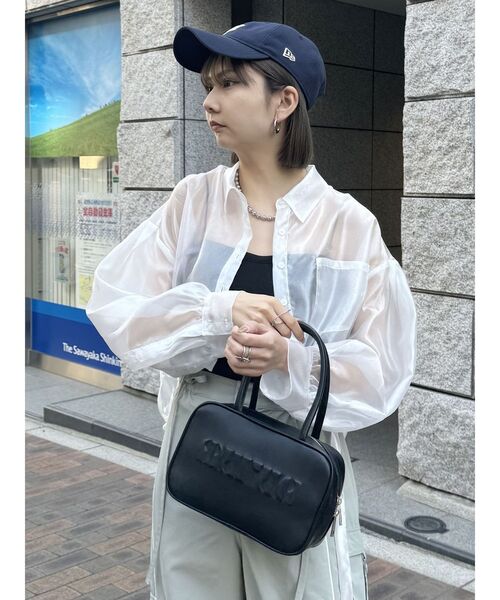 MURUA(ムルーア)の「ヘムドロストシアーシャツ(シャツ/ブラウス・レディース・ピンク/グレー/ホワイト/その他1/その他2・FREE)」の14枚目の写真