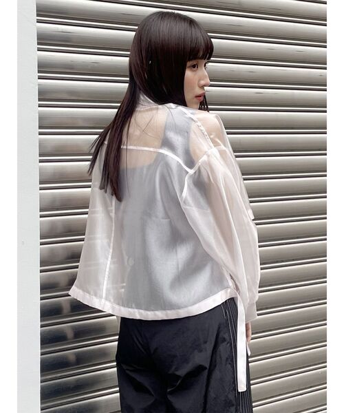 MURUA(ムルーア)の「ヘムドロストシアーシャツ(シャツ/ブラウス・レディース・ピンク/グレー/ホワイト/その他1/その他2・FREE)」の20枚目の写真