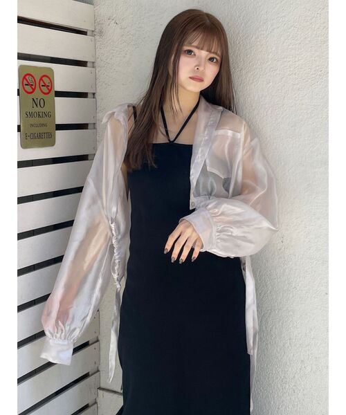 MURUA(ムルーア)の「ヘムドロストシアーシャツ(シャツ/ブラウス・レディース・ピンク/グレー/ホワイト/その他1/その他2・FREE)」の22枚目の写真