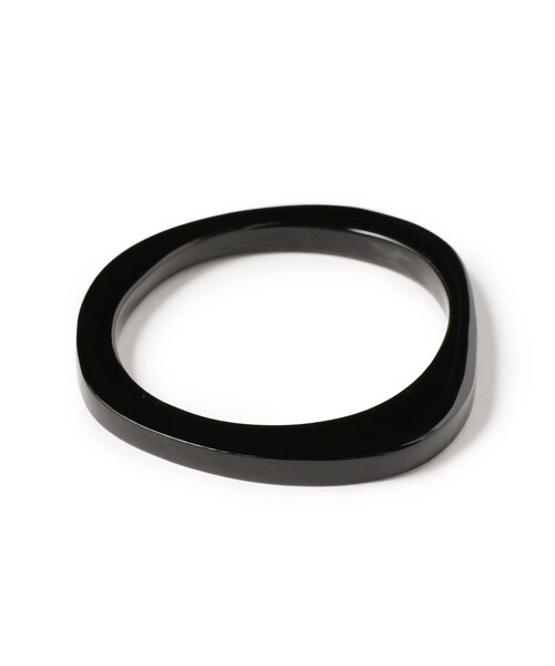 Ray BEAMS(レイビームス)の「L’INDO CHINEUR / Black Horn bracelet(バングル/リストバンド・レディース・ブラック・SMALL)」の1枚目の写真