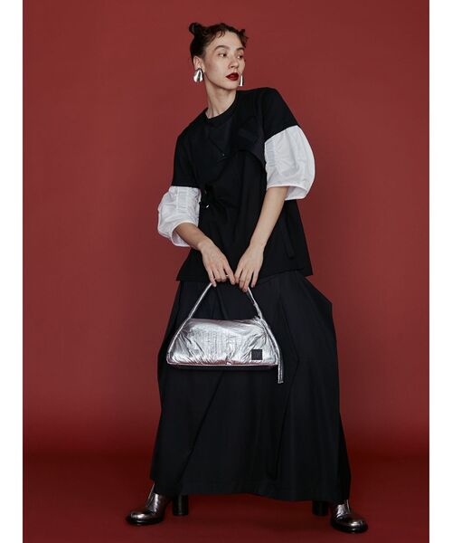 UN3D.（アンスリード）の「COCOON GATHER SLEEVE TOP / コクーン 