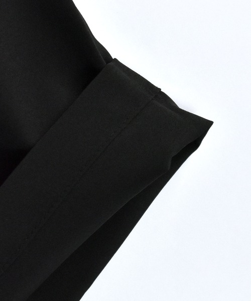 HALHAM（ハルハム）の「ワイドシルエットバイカラー 半袖 シャツ【IR】（シャツ/ブラウス・メンズ・ブラック/チャコールグレー/ホワイト・L/XL/M）」の8枚目の写真