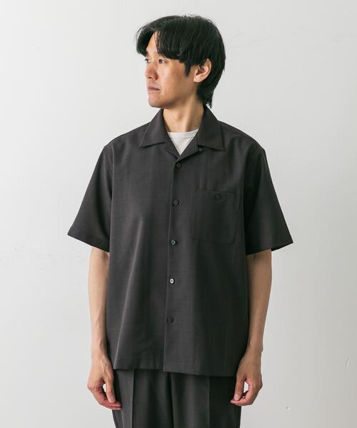 URBAN RESEARCH DOORS(アーバンリサーチドアーズ)の「『速乾』ドライタッチオープンカラーシャツ(シャツ/ブラウス・メンズ・カーキ/ネイビー/ブラウン・MEDIUM/LARGE)」の15枚目の写真