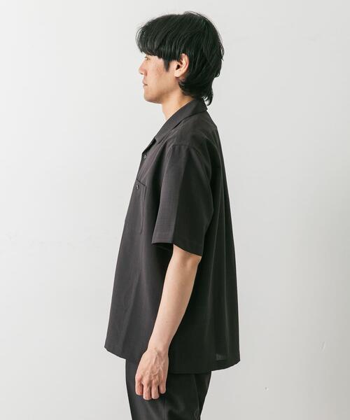 URBAN RESEARCH DOORS(アーバンリサーチドアーズ)の「『速乾』ドライタッチオープンカラーシャツ(シャツ/ブラウス・メンズ・カーキ/ネイビー/ブラウン・MEDIUM/LARGE)」の16枚目の写真