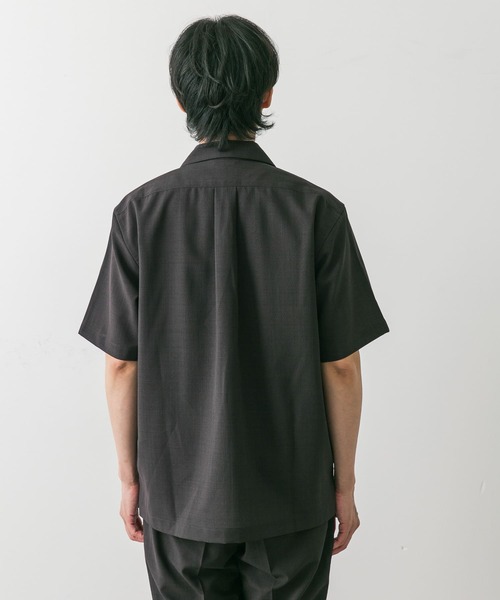 URBAN RESEARCH DOORS（アーバンリサーチドアーズ）の「『速乾』ドライタッチオープンカラーシャツ（シャツ/ブラウス・メンズ・カーキ/ネイビー/ブラウン・MEDIUM/LARGE）」の19枚目の写真