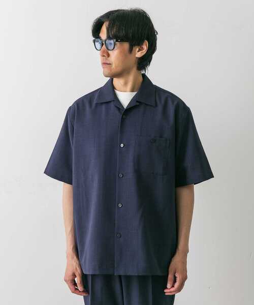 URBAN RESEARCH DOORS（アーバンリサーチドアーズ）の「『速乾』ドライタッチオープンカラーシャツ（シャツ/ブラウス・メンズ・カーキ/ネイビー/ブラウン・MEDIUM/LARGE）」の20枚目の写真