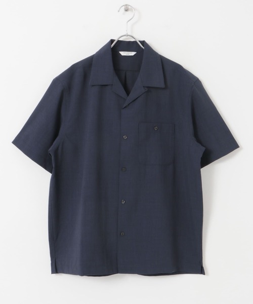 URBAN RESEARCH DOORS（アーバンリサーチドアーズ）の「『速乾』ドライタッチオープンカラーシャツ（シャツ/ブラウス・メンズ・カーキ/ネイビー/ブラウン・MEDIUM/LARGE）」の18枚目の写真