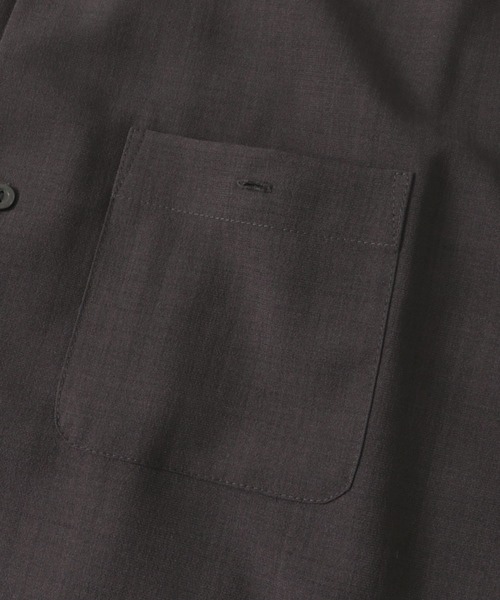 URBAN RESEARCH DOORS（アーバンリサーチドアーズ）の「『速乾』ドライタッチオープンカラーシャツ（シャツ/ブラウス・メンズ・カーキ/ネイビー/ブラウン・MEDIUM/LARGE）」の9枚目の写真