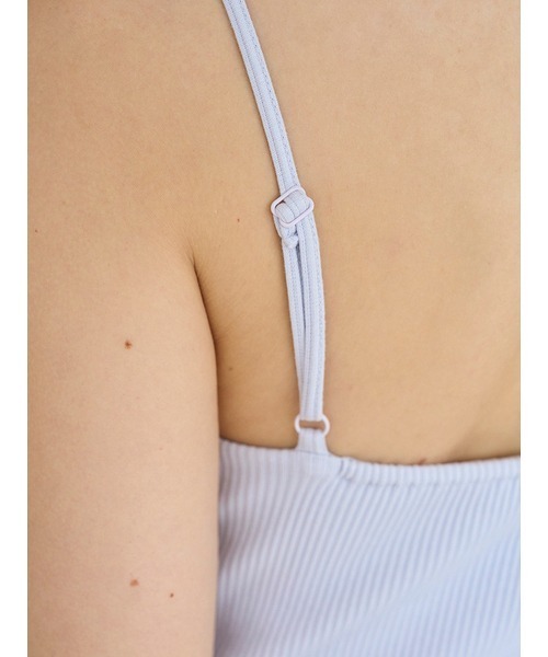 gelato pique（ジェラートピケ）の「リブカップインキャミソール（キャミソール・レディース・ラベンダー/ベージュ・FREE）」の5枚目の写真