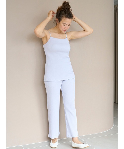 gelato pique（ジェラートピケ）の「リブカップインキャミソール（キャミソール・レディース・ラベンダー/ベージュ・FREE）」の8枚目の写真