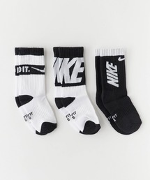 NIKE（ナイキ）の「NIKE/ナイキ NHN HBR SPOPRT 3PKCREW 靴下（ソックス/靴下・キッズ）」