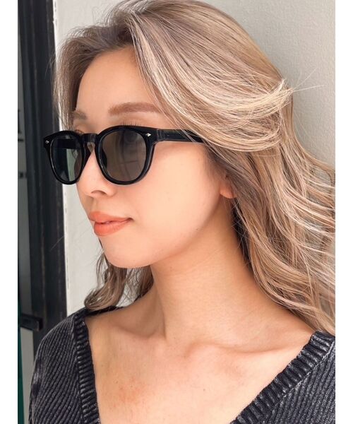 GYDA（ジェイダ）の「ボストンサングラス（サングラス・レディース・ブラック/クリア・FREE）」の2枚目の写真