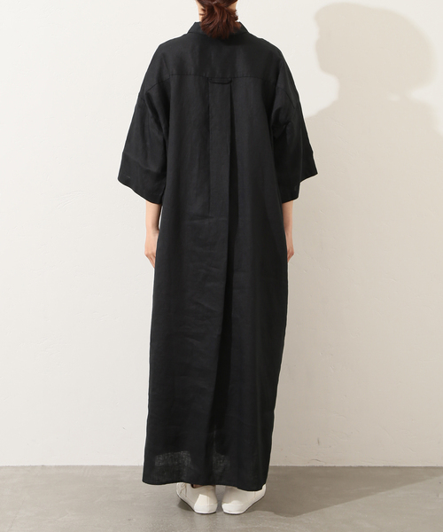 journal standard luxe 40リネン タックワンピース（JOURNAL