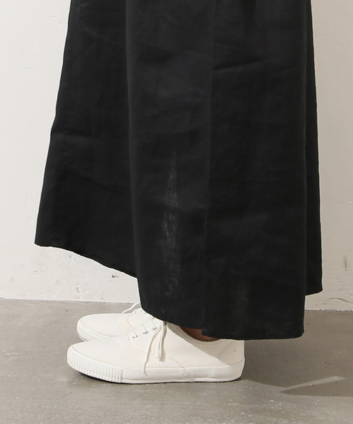 セール】40リネンワッシャー シャツワンピース（ワンピース）｜JOURNAL