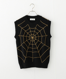UNFOLLOW | 【ERNEST W. BAKER / アーネストダブルベイカー】 Spider Web Vest(ベスト)