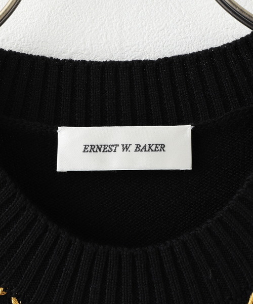 UNFOLLOW（アンフォロー）の「【ERNEST W. BAKER / アーネストダブルベイカー】 Spider Web Vest（ベスト・メンズ・ブラック/ブルー系その他・SMALL/MEDIUM）」の8枚目の写真