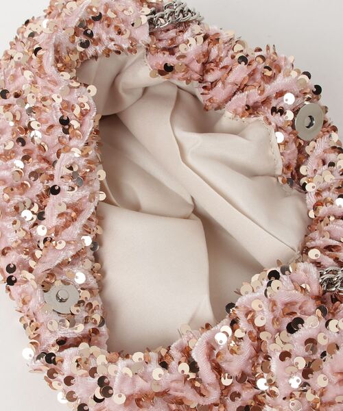 Olu.（オルドット）の「スパンコールチェーンバッグ（ショルダーバッグ・レディース・ブラックミックス/シルバー/ピンク・FREE）」の21枚目の写真