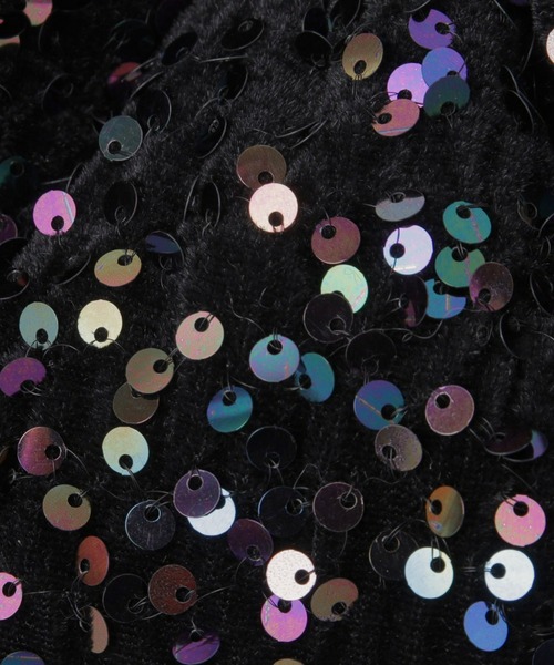 Olu.（オルドット）の「スパンコールチェーンバッグ（ショルダーバッグ・レディース・ブラックミックス/シルバー/ピンク・FREE）」の16枚目の写真