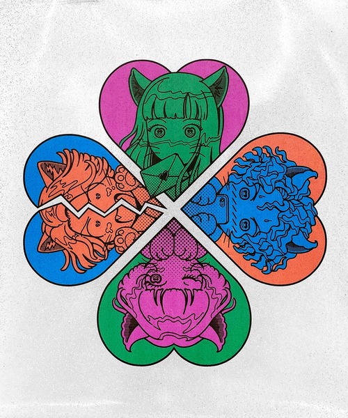 PUNYUS（プニュズ）の「恋愛しようぜ若者クリアトートバッグ（トートバッグ・レディース・その他1・FREE）」の3枚目の写真