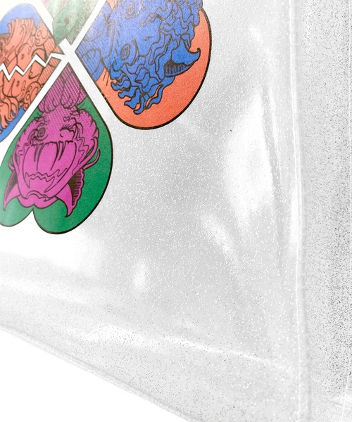 PUNYUS（プニュズ）の「恋愛しようぜ若者クリアトートバッグ（トートバッグ・レディース・その他1・FREE）」の2枚目の写真