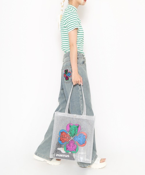 PUNYUS（プニュズ）の「恋愛しようぜ若者クリアトートバッグ（トートバッグ・レディース・その他1・FREE）」の8枚目の写真