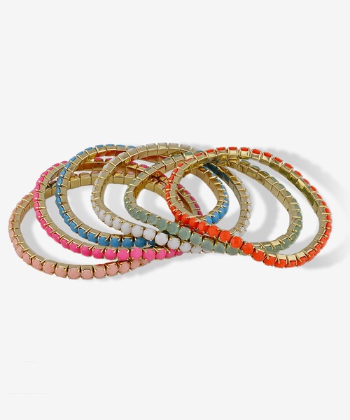 ESTELLE(エステール)の「ラインブレスレット(ピンク) ESTELLE/エステール(ブレスレット・レディース・ピンク・FREE)」の2枚目の写真