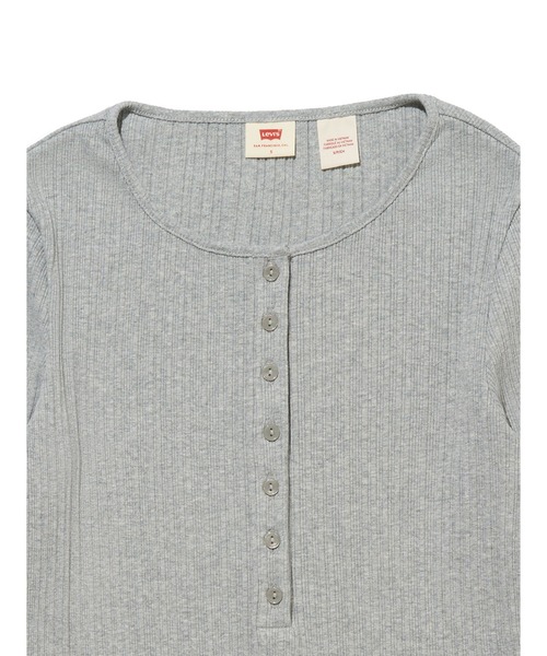セール】Levi's/リーバイス DRY GOODS ヘンリーネックカットソー