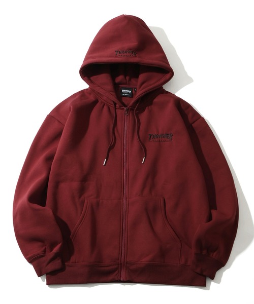 セール】【THRASHER/スラッシャー】裏起毛 ロゴ刺繍 スウェット