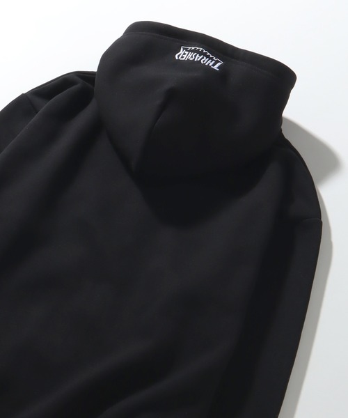 THRASHER（スラッシャー）の「【THRASHER/スラッシャー】裏起毛 ロゴ刺繍 スウェット ジップアップパーカー（パーカー・メンズ・ブラック/アッシュグレー/ブラック系その他/ネイビー/ホワイト/グリーン/ブラウン/アイボリー/ワイン・M/L/XL）」の18枚目の写真