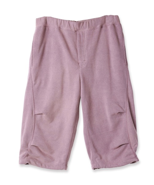 JIEDA(ジエダ)の「3/4 DRAPE SWEAT PANTS(スウェットパンツ・メンズ・ブラック/パープル・1/2)」の16枚目の写真