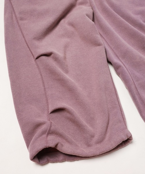 JIEDA(ジエダ)の「3/4 DRAPE SWEAT PANTS(スウェットパンツ・メンズ・ブラック/パープル・1/2)」の11枚目の写真