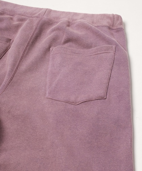 JIEDA(ジエダ)の「3/4 DRAPE SWEAT PANTS(スウェットパンツ・メンズ・ブラック/パープル・1/2)」の9枚目の写真