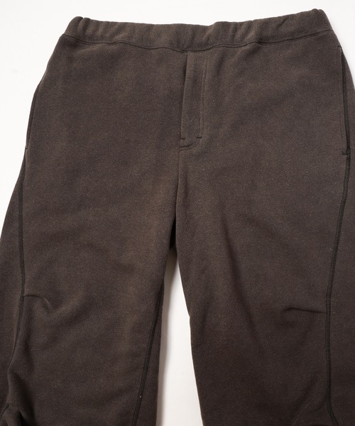 JIEDA(ジエダ)の「3/4 DRAPE SWEAT PANTS(スウェットパンツ・メンズ・ブラック/パープル・1/2)」の8枚目の写真
