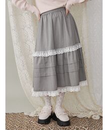 merry jenny | タックフリルミディスカート(スカート)