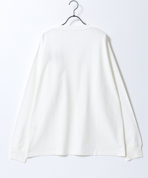 SITRY(シトリー)の「SITRY Embroidery Pocket T-shirt/別注 オーバーサイズ 犬 猫 おばけ フラワー ワンポイント刺繍 ポケット付き ロンT 長袖Tシャツ レディース メンズ(Tシャツ/カットソー・メンズ・ブラック/ホワイト系その他2/ブラック系その他3/ブラック系その他2/ブラック系その他/ホワイト/ホワイト系その他/ホワイト系その他3・M/L/XL)」の15枚目の写真