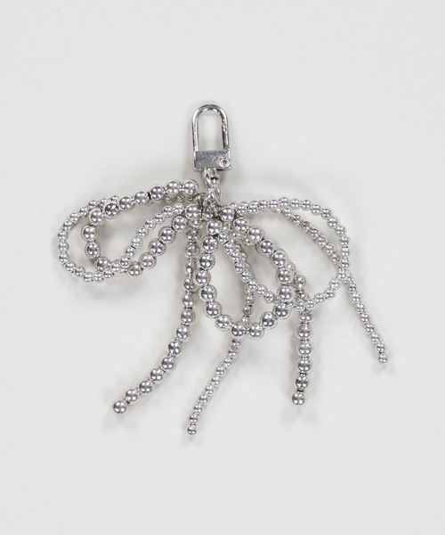 2連リボンビーズキーホルダー（キーホルダー）｜SPINNS（スピンズ）の