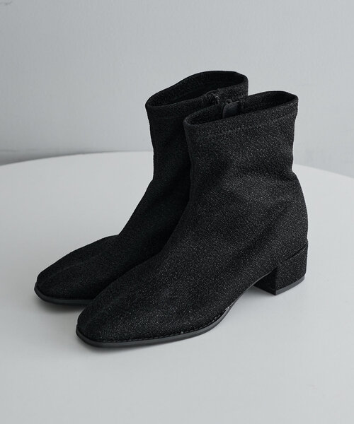 DISCOAT（ディスコート）の「ストレッチショートブーツ（ブーツ・レディース・ブラック/ブラック系その他/ダークブラウン・SMALL/MEDIUM/LARGE/X-LARGE）」の9枚目の写真