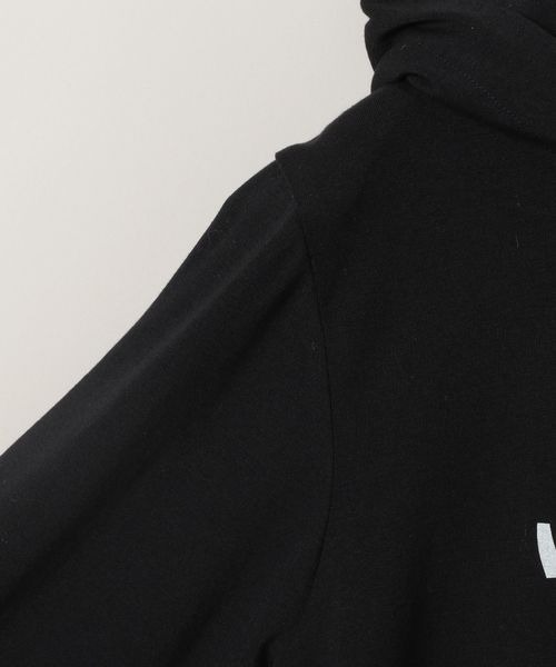JEANASIS(ジーナシス)の「ストレッチフードLS/149550(パーカー・レディース・ホワイト/ブラック・FREE)」の10枚目の写真