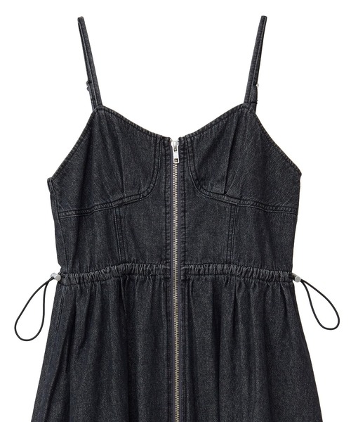 Sugar spoon（シュガースプーン）の「・SUGAR SPOON デニムコルセットキャミワンピ（ワンピース・レディース・インディゴブルー/ブラック・FREE）」の13枚目の写真