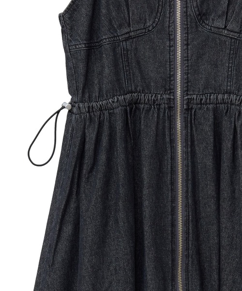 Sugar spoon（シュガースプーン）の「・SUGAR SPOON デニムコルセットキャミワンピ（ワンピース・レディース・インディゴブルー/ブラック・FREE）」の14枚目の写真