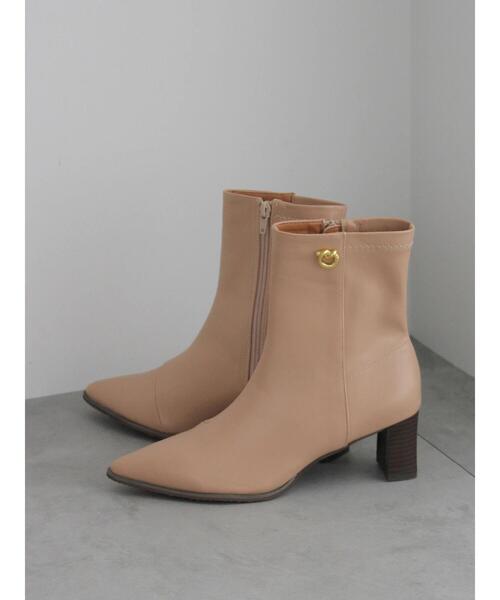 Te chichi（テチチ）の「コンチョアクセントブーツ（ブーツ・レディース・ブラック/ベージュ・38/37）」の3枚目の写真