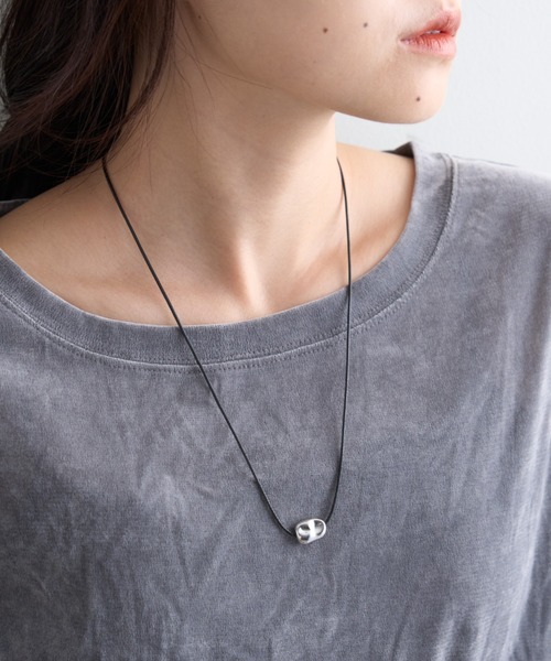 CIAOPANIC TYPY(チャオパニックティピー)の「lilメタルストーンスライドネックレス(ネックレス・レディース・ゴールド/シルバー・ONE SIZE)」の4枚目の写真