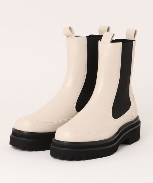 emmi（エミ）の「ecoミドル丈サイドゴアブーツ（ブーツ）」 - WEAR