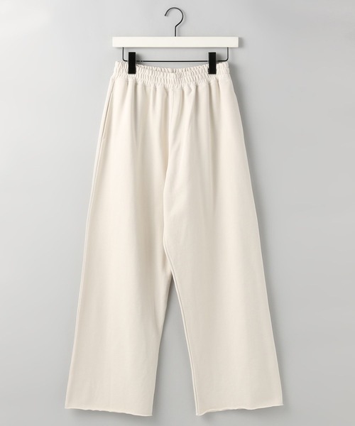 e/rm(イーアールエム)の「【e/rm】ウラケワイドパンツ(スウェットパンツ・レディース・グレー系その他2/ブラウン/アイボリー・FREE)」の2枚目の写真