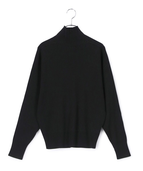 ADAM ET ROPE'(アダムエロペ)の「【WEB限定・洗える】WOOL混リブタートルニット(ニット/セーター・レディース・レッド系その他/ベージュ系その他/ブラック/チャコールグレー・FREE)」の17枚目の写真