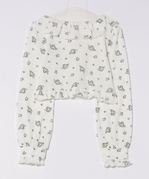 Ank Rouge（アンクルージュ）の「フリルリボンボレロカーデ（Tシャツ/カットソー・レディース・ピンク/ブルー・M）」の3枚目の写真