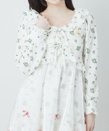 フリルリボンボレロカーデ